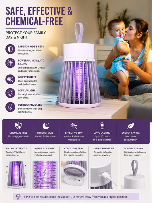 Electric LED Mosquito Killer Lamp