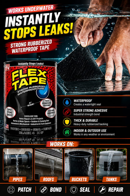 Flex Tape for Water Leakage Super Strong Waterproof Tape Adhesive Tape