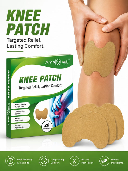Knee Pain Relief Patch | Herbal Pain Relief Knee Patch